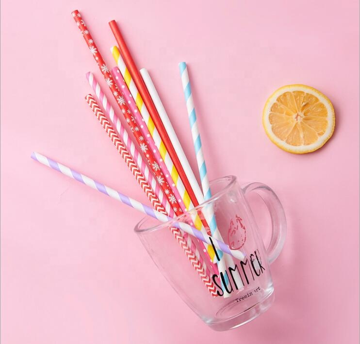 Eco-Friendly Biodegradable Party Favor Event Paper Drinking Straws Manufacturer 40603