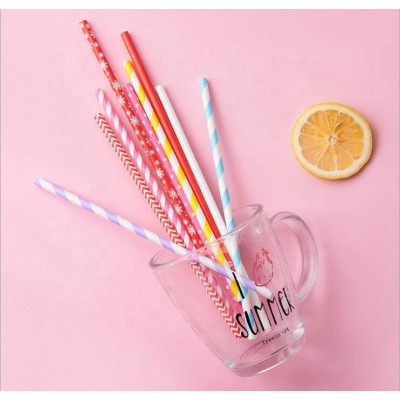 Eco-Friendly Biodegradable Party Favor Event Paper Drinking Straws Manufacturer 40603