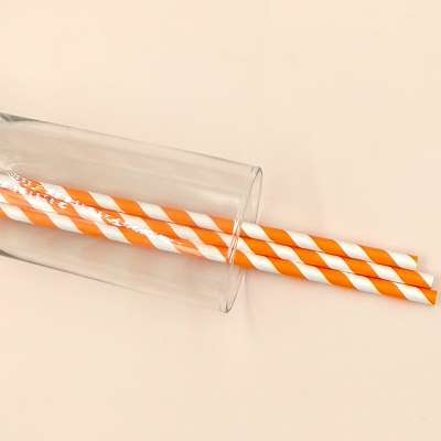 Factory Direct Paper Different Color Drinking Paper Straw 40527