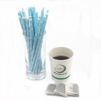 Eco-Friendly Biodegradable Chevron Striped Paper Straws For a Party 40720