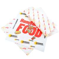 High quality greaseproof custom printed wrapping paper for food packaging